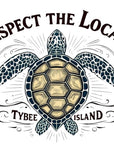 Respect the Locals Tybee Turtle Tee Shirt