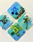 "Mini - Art: Artistic Handmade Tybee Island Magnets" - The Irritable Pelican Artisan Gallery