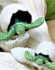 Handmade Ceramic Pottery Sea Turtle Hatchlings - The Irritable Pelican Artisan Gallery