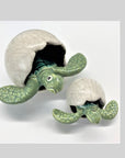 Handmade Ceramic Pottery Sea Turtle Hatchlings - The Irritable Pelican Artisan Gallery
