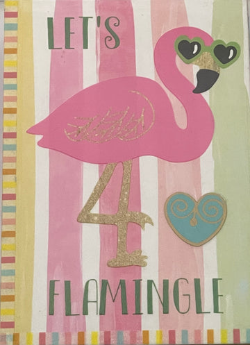 "Lilliputian Art: Lets Flamingle"