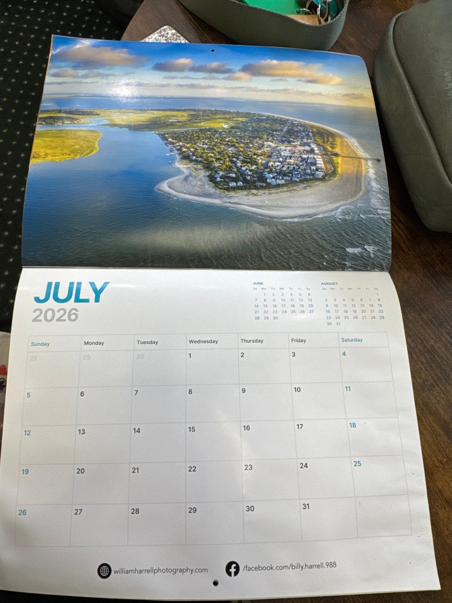 2026 Photo Calendar: Billy Harrell - The Irritable Pelican Artisan Gallery
