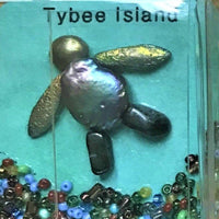 "Mini - Art: Artistic Handmade Tybee Island Magnets" - The Irritable Pelican Artisan Gallery