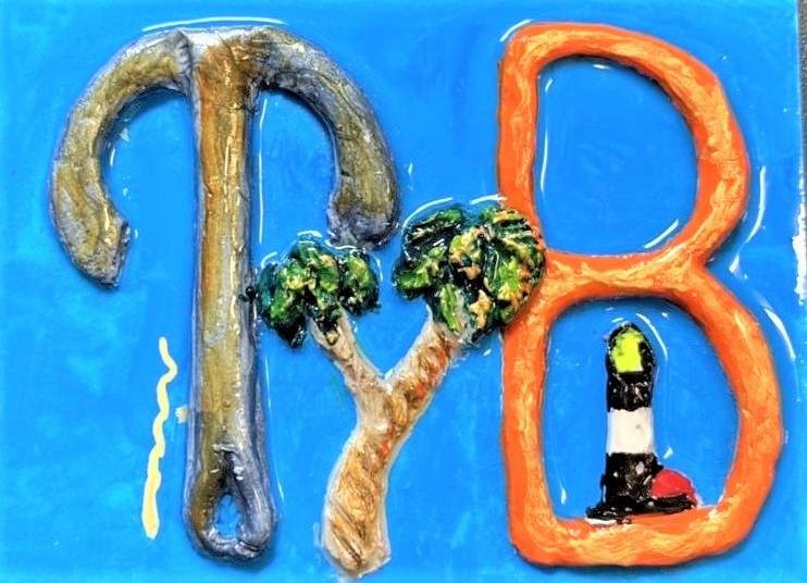 "Mini - Art: TyB Magnet" - The Irritable Pelican Artisan Gallery