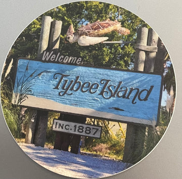 Welcome to Tybee Sticker - The Irritable Pelican Artisan Gallery