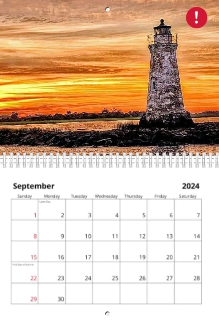 2024 TybeePhoto Calendar Pre-Order - The Irritable Pelican Artisan Gallery