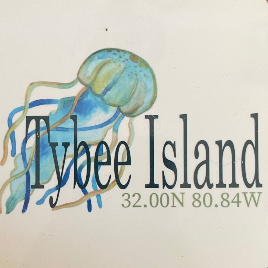 Artisan Tybee Island Watercolor Coasters - The Irritable Pelican Artisan Gallery