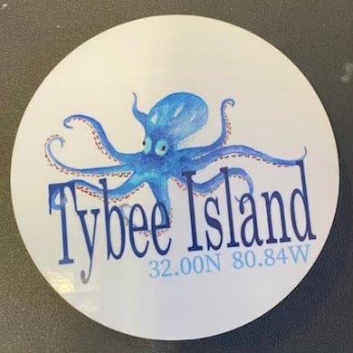 Artisan Tybee Island Watercolor Coasters - The Irritable Pelican Artisan Gallery