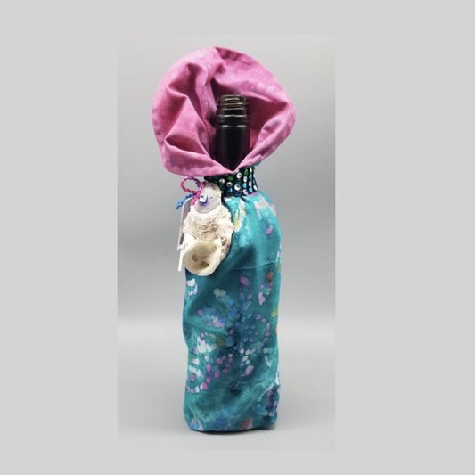 Artistic All Occasion Wine Bottle Cover - The Irritable Pelican Artisan Gallery