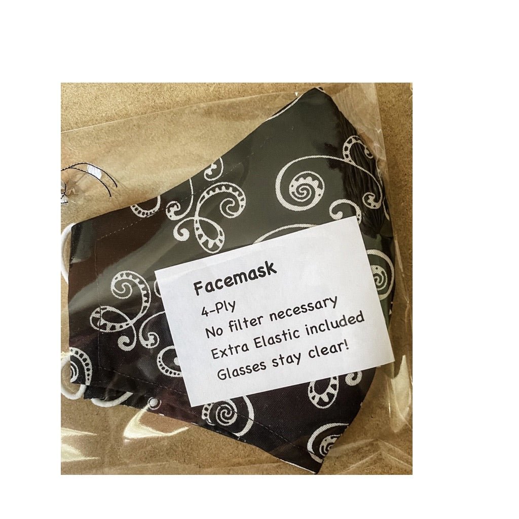 Artistic Facemask - The Irritable Pelican Artisan Gallery