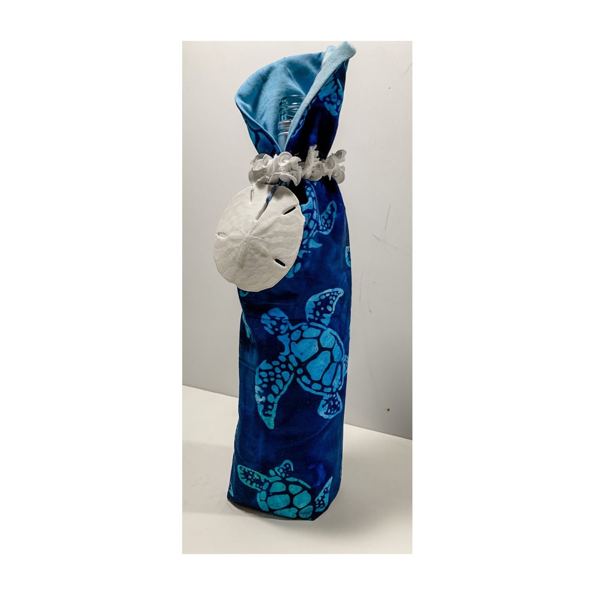 Artistic Turtle Wine Bottle Cover - The Irritable Pelican Artisan Gallery