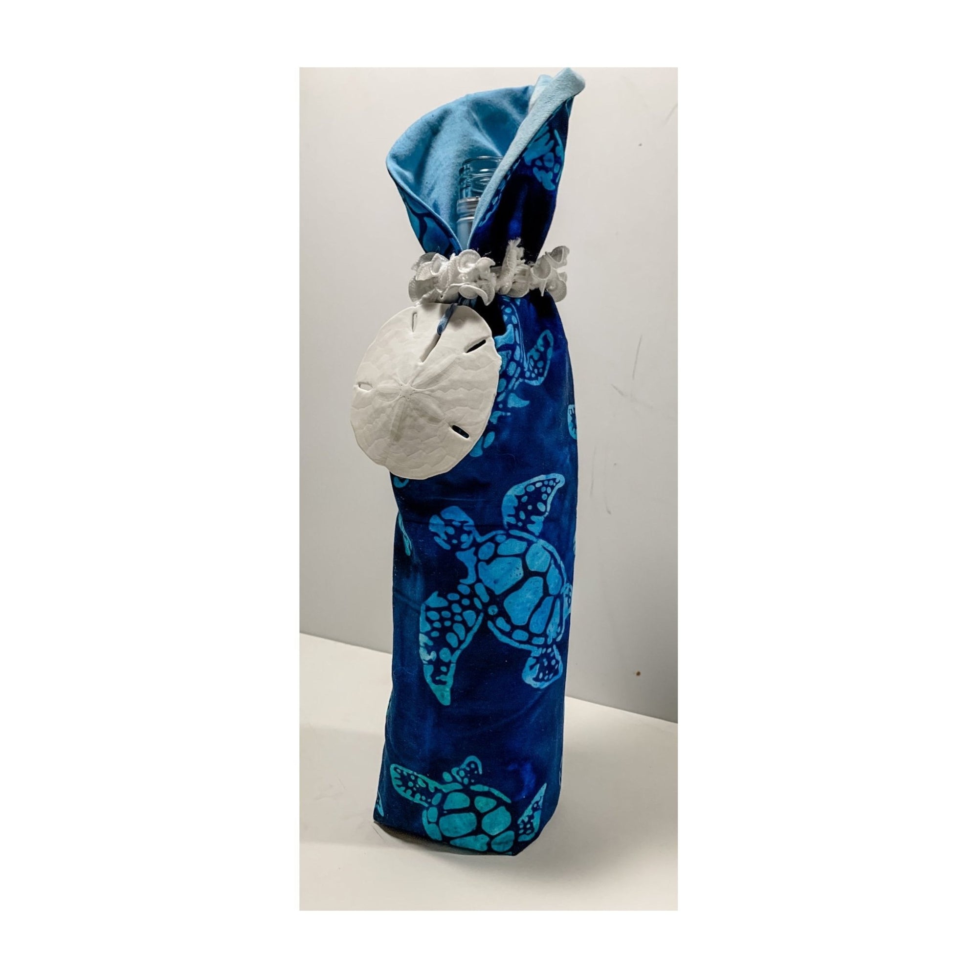 Artistic Turtle Wine Bottle Cover - The Irritable Pelican Artisan Gallery