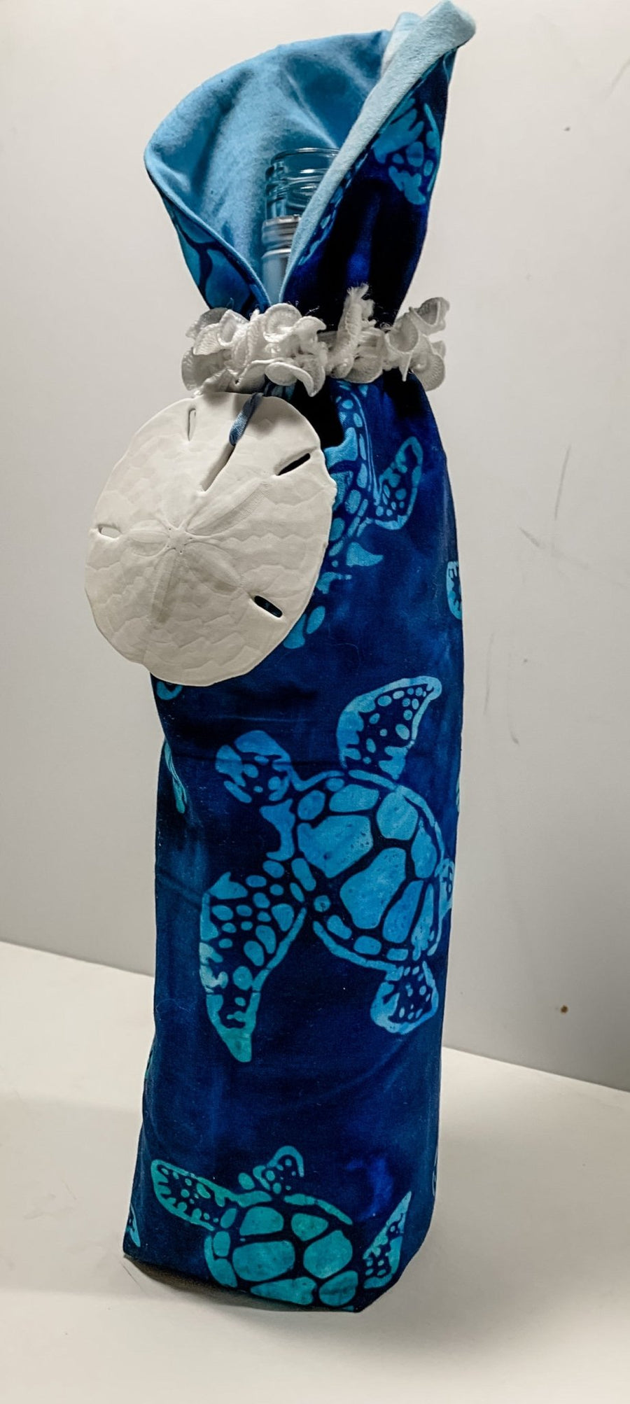 Artistic Turtle Wine Bottle Cover - The Irritable Pelican Artisan Gallery