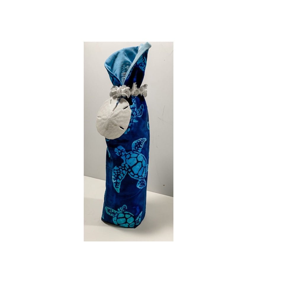 Artistic Turtle Wine Bottle Cover - The Irritable Pelican Artisan Gallery
