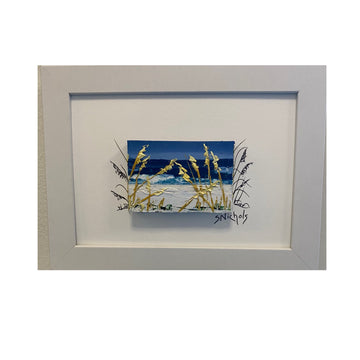 Beach and Sea Oats with Remarque - The Irritable Pelican Artisan Gallery