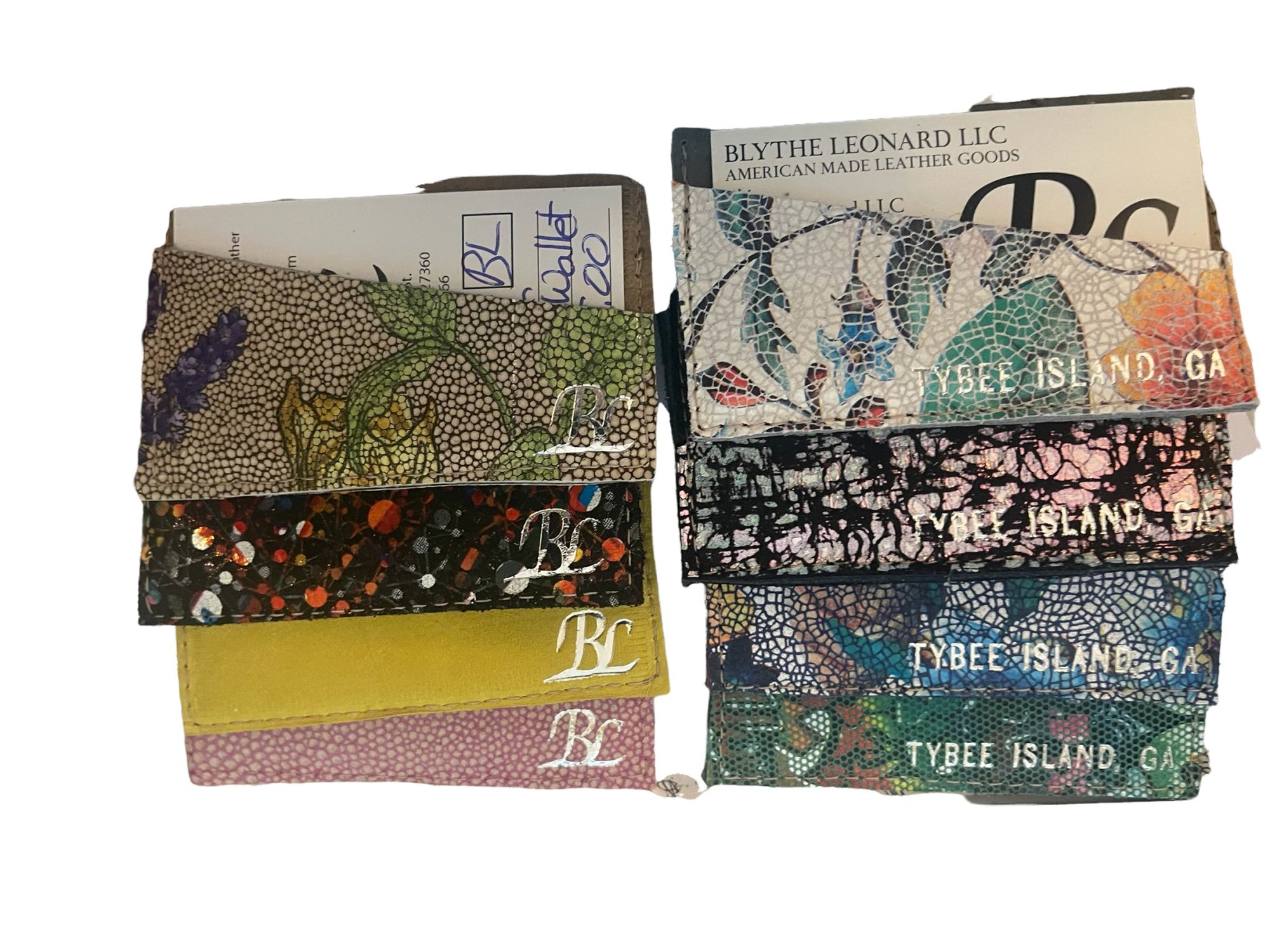 BL Leather Card Wallet-Misc Designs - The Irritable Pelican Artisan Gallery