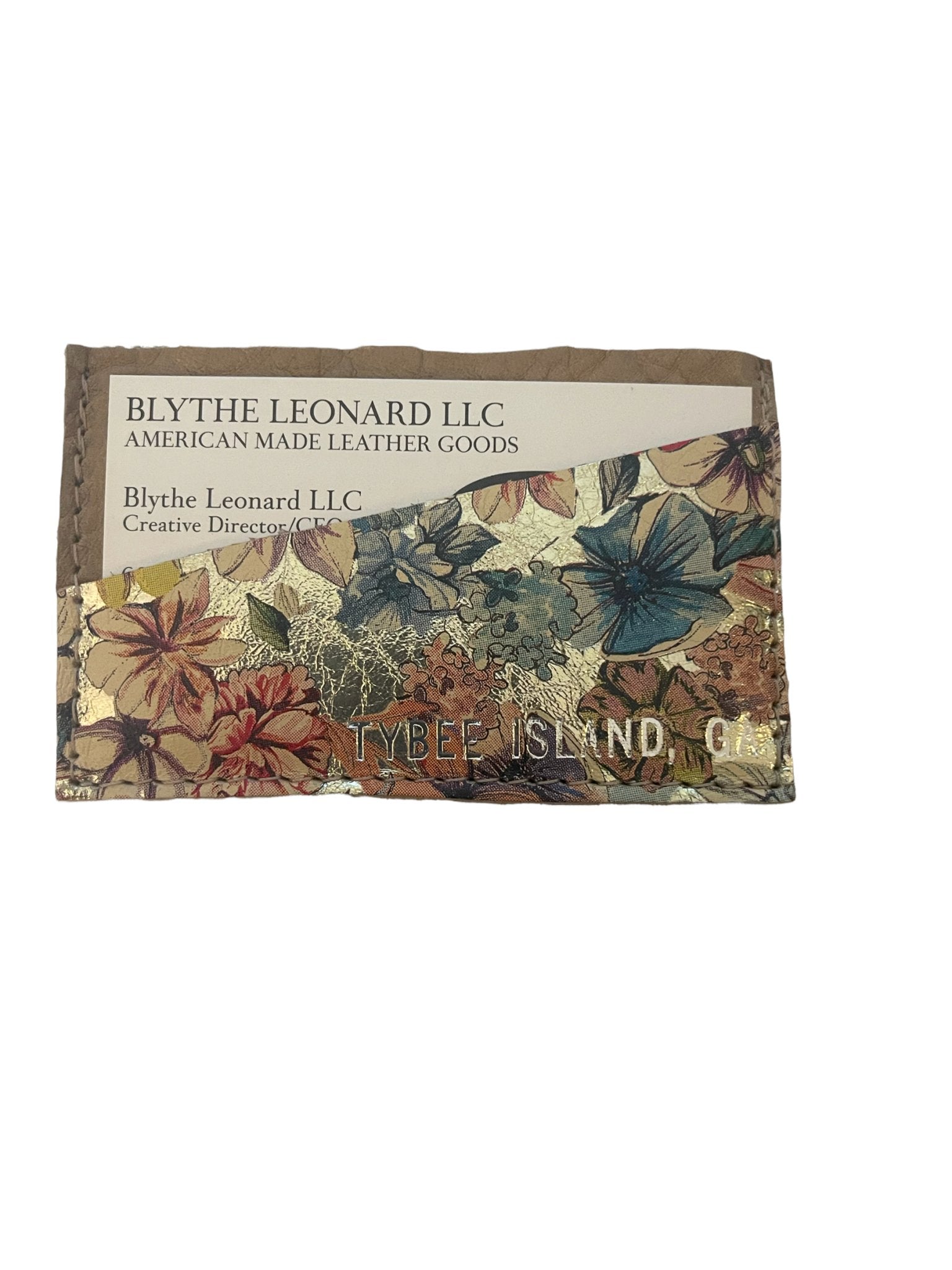 BL Leather Card Wallet-Misc Designs - The Irritable Pelican Artisan Gallery