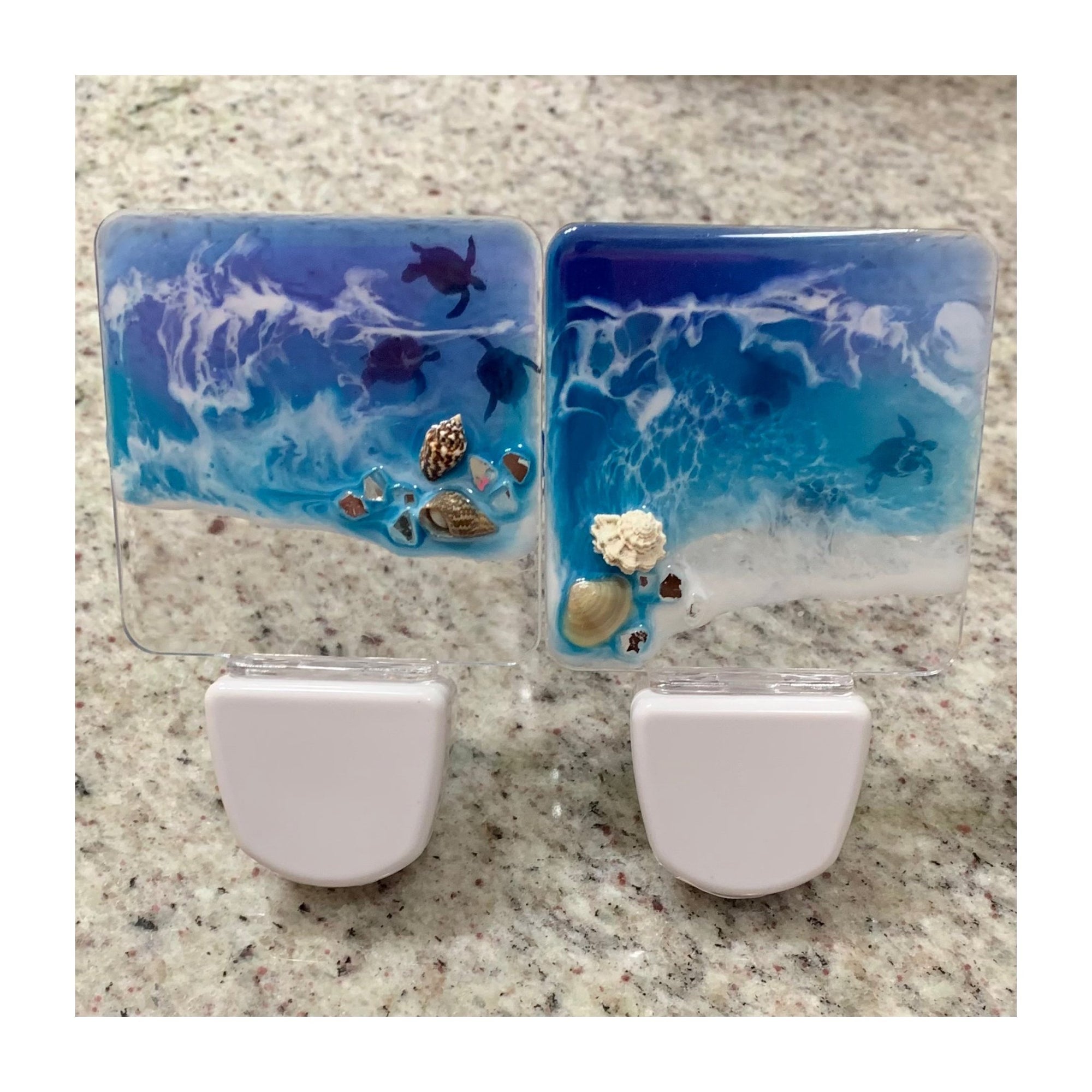Clear Resin Night Light - The Irritable Pelican Artisan Gallery