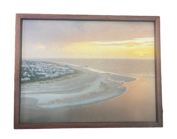 Custom Framed "South Sound Sunrise" - The Irritable Pelican Artisan Gallery
