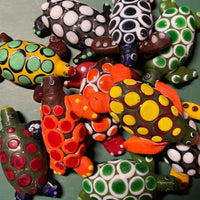 Fused Glass Turtle Ornaments - The Irritable Pelican Artisan Gallery