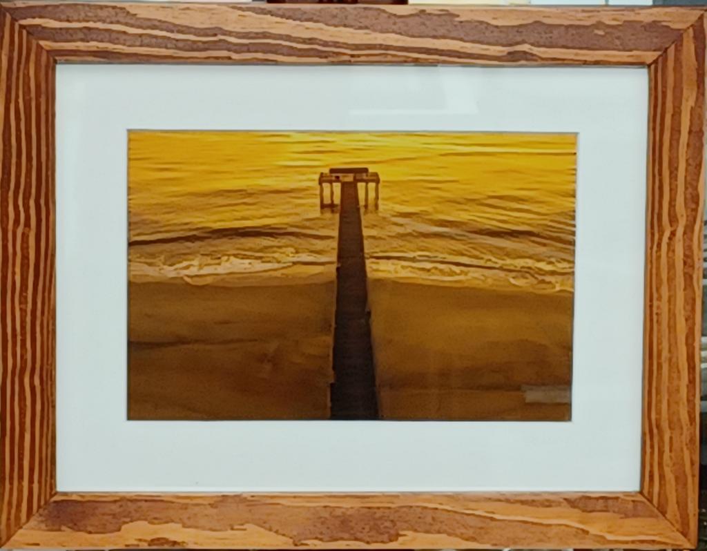 “Golden Pier” - The Irritable Pelican Artisan Gallery