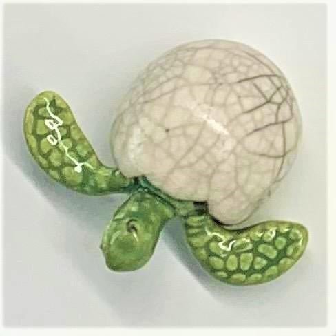 Handmade Ceramic Pottery Sea Turtle Hatchlings - The Irritable Pelican Artisan Gallery