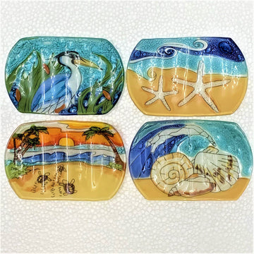 Handmade Fused Glass Dishes - The Irritable Pelican Artisan Gallery