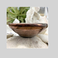 Handmade Raku Pottery Blessing Bowl - The Irritable Pelican Artisan Gallery