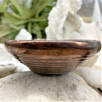 Handmade Raku Pottery Blessing Bowl - The Irritable Pelican Artisan Gallery