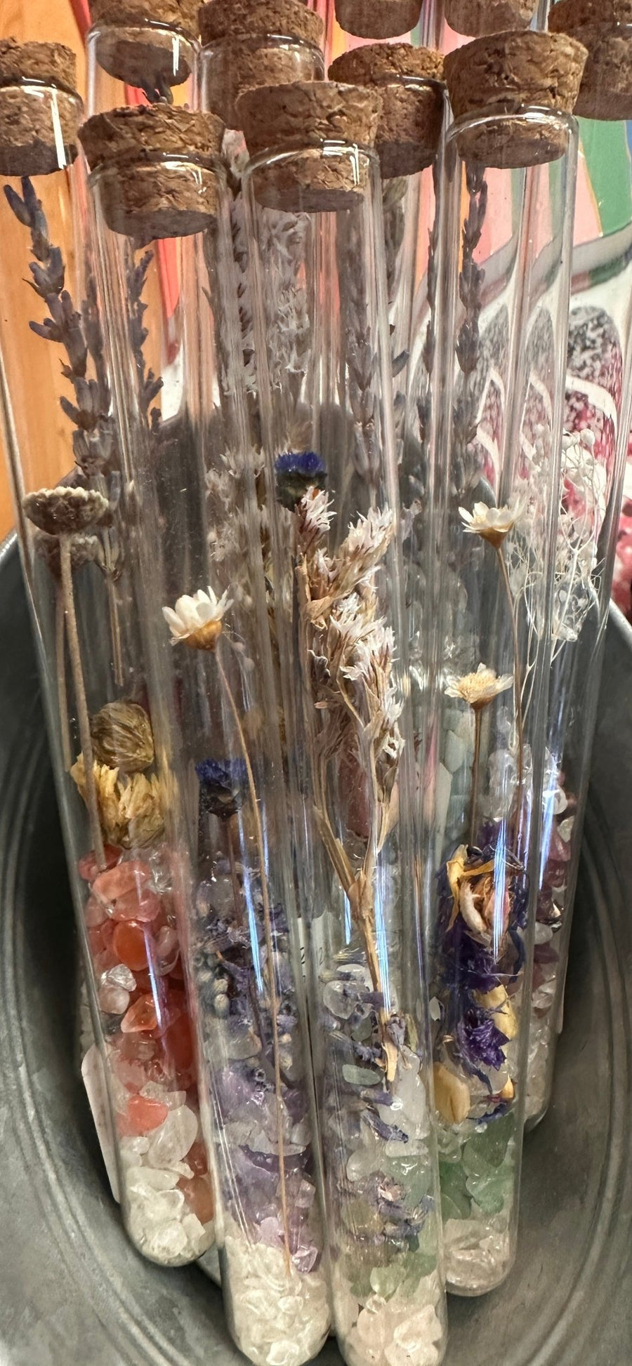 Handmade stone and flowers - The Irritable Pelican Artisan Gallery