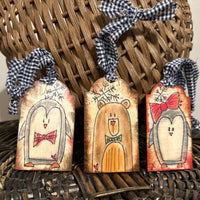 Handmade Wooden Ornaments - The Irritable Pelican Artisan Gallery