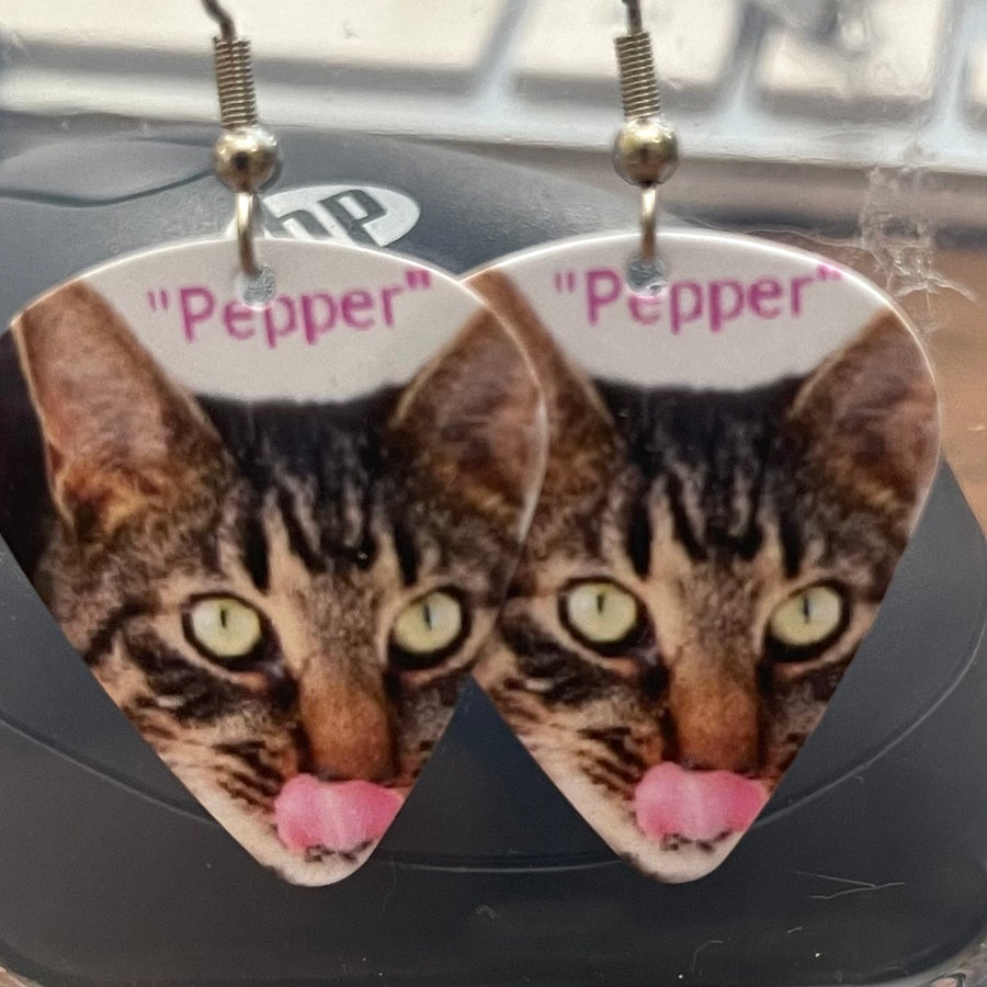 Pepper The Community Kitty Earrings