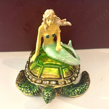 Mermaid on Sea Turtle