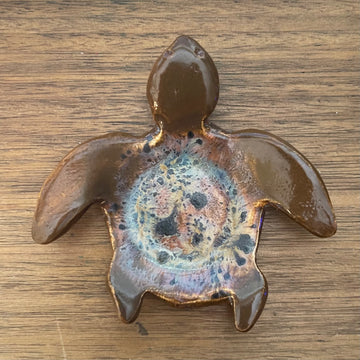 Brown Turtle Trinket Dish