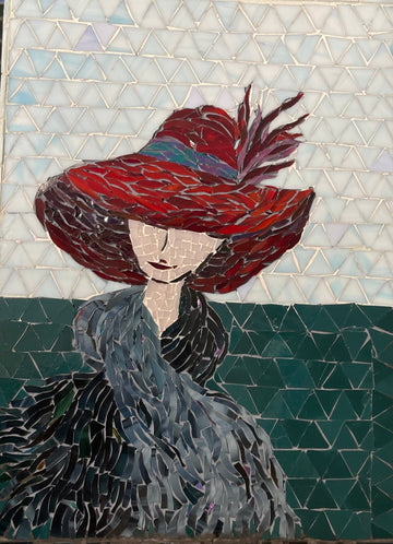 "Lady with the Red Hat" - The Irritable Pelican Artisan Gallery