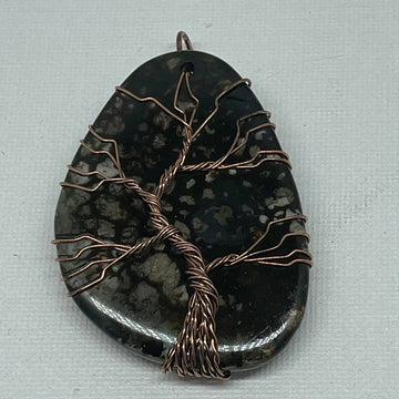 Large Copper Tree of Life Pendant - The Irritable Pelican Artisan Gallery
