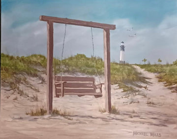 "North Beach Swing" - The Irritable Pelican Artisan Gallery