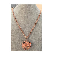 Red/Orange Agate Necklace - The Irritable Pelican Artisan Gallery