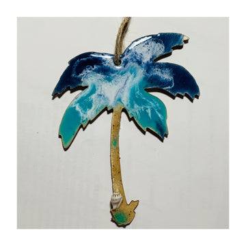 Resin Palm Tree Ornament - The Irritable Pelican Artisan Gallery