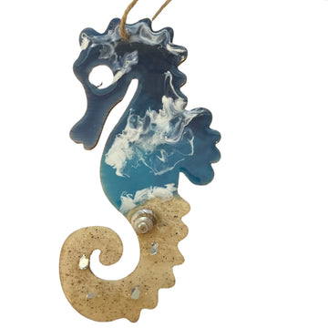 Resin Seahorse Ornament - The Irritable Pelican Artisan Gallery