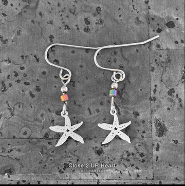 Starfish Earrings - The Irritable Pelican Artisan Gallery
