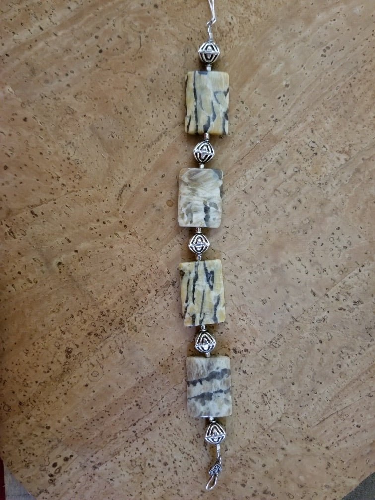 Streaked Jasper Bracelet - The Irritable Pelican Artisan Gallery