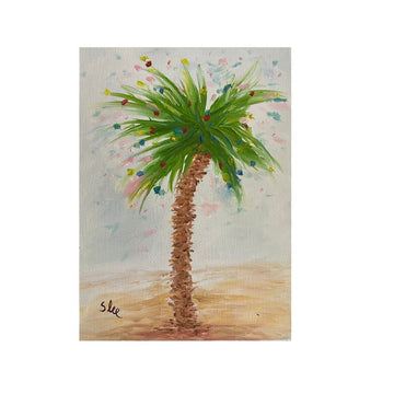 Tybee Christmas Palm - The Irritable Pelican Artisan Gallery