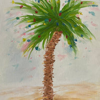 Tybee Christmas Palm - The Irritable Pelican Artisan Gallery
