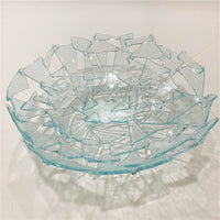"Tybee Ice" 11-inch Functional Art Bowl - The Irritable Pelican Artisan Gallery