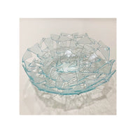 "Tybee Ice" 11-inch Functional Art Bowl - The Irritable Pelican Artisan Gallery