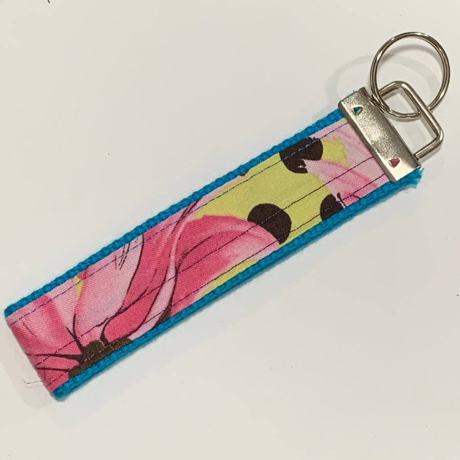 Wristlet Key Fob/Keychains - Florals - The Irritable Pelican Artisan Gallery